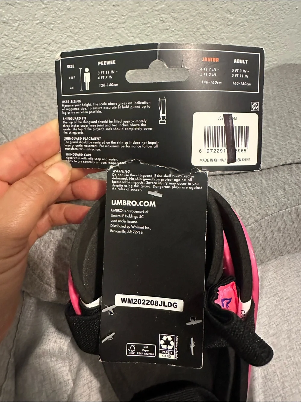 Umbro bright pink